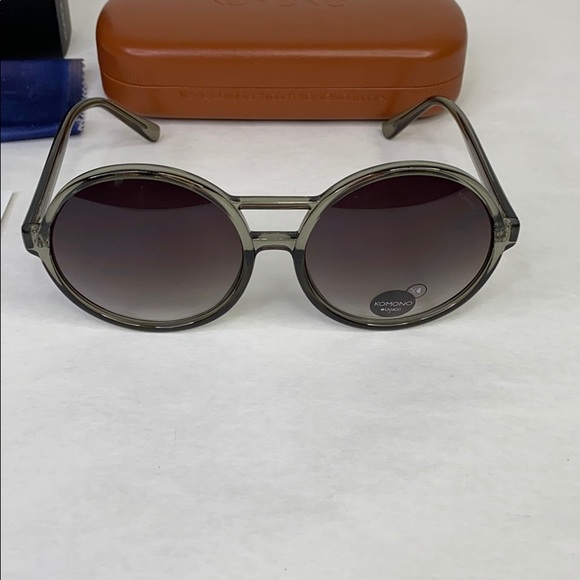 KOMONO Sunglasses ? NEW round gray black main image 10